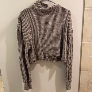 free people cropped sweater